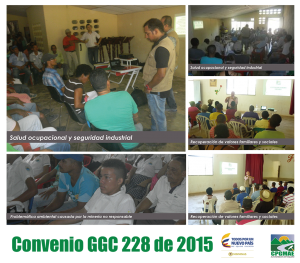 Talleres en el municipio de San Martín de Loba del departamento de Bolívar
